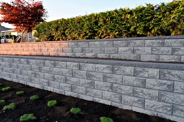 Concrete Retaining Wall Installation in Parker