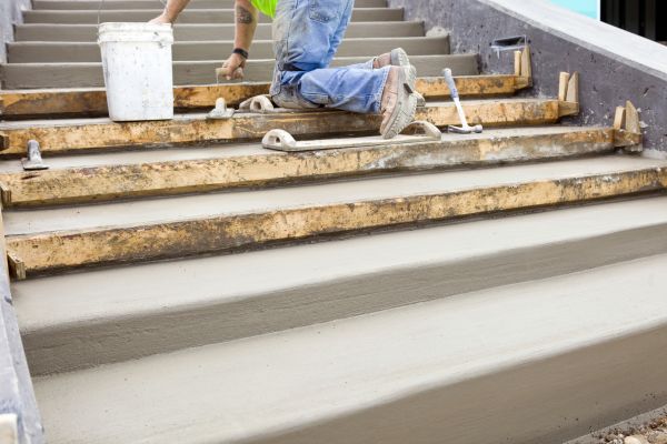 Concrete Steps Pouring in Parker