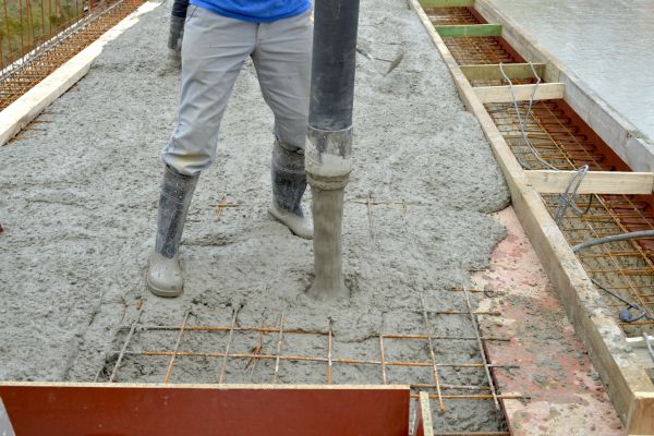 Concrete Base Construction in Parker