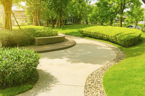Cement Walkway Installation in Parker