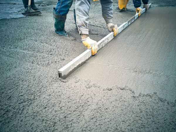 Cement Slab Installation in Parker