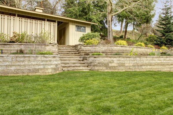 Retaining Wall Construction in Parker