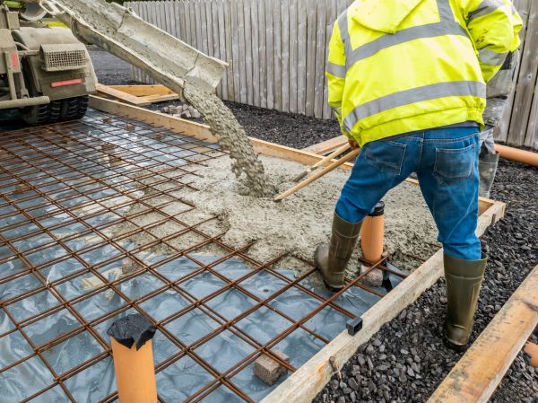 Basement Slab Pouring in Parker