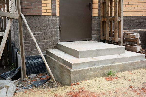 Cement Steps Construction in Parker