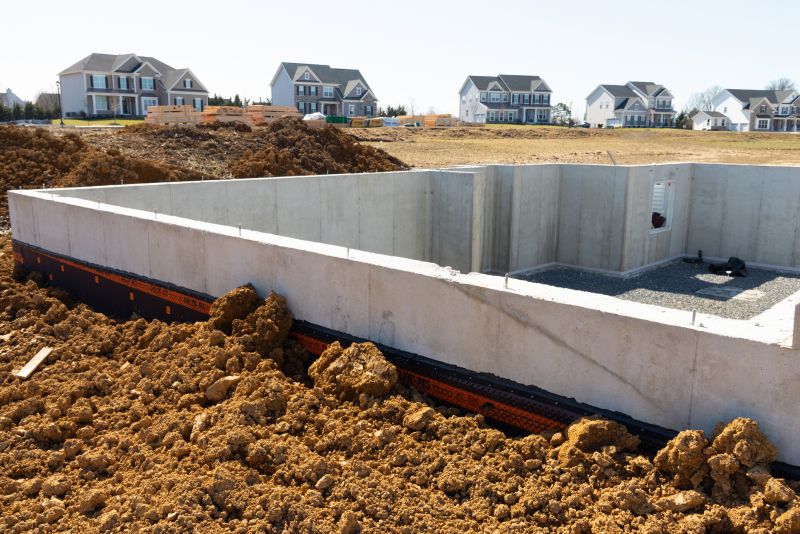 Cement Foundation Construction