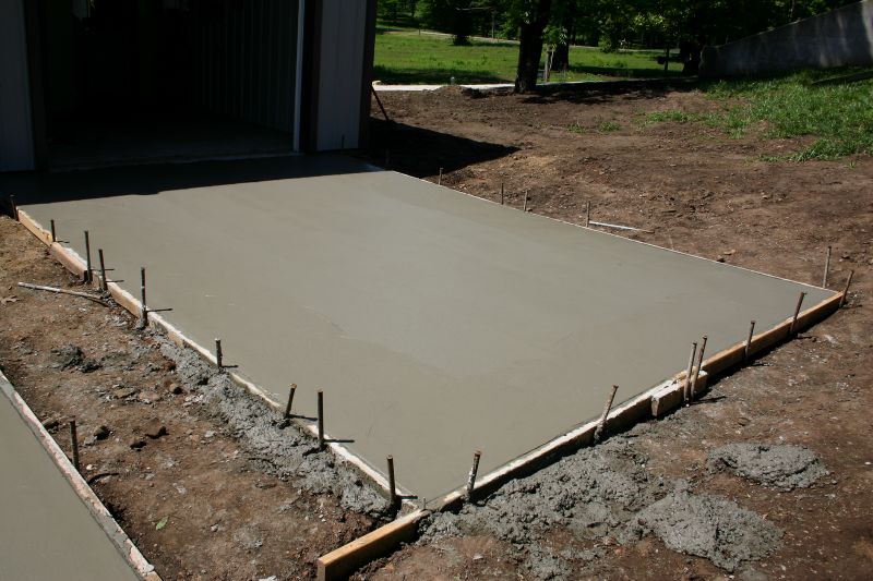 Concrete Installation in Spring