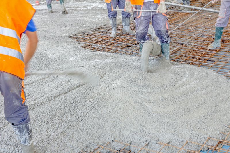Outdoor Concrete Pouring